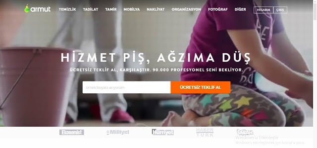 Girişimciler için armut platformu