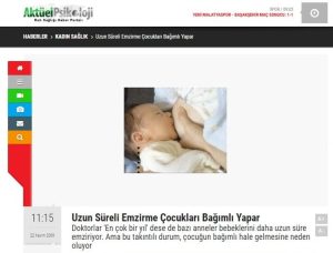 2 yaşından sonra emzirmek çocuğu bağımlı yapar