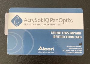 trifokal lens - acrysof.iq panoptix