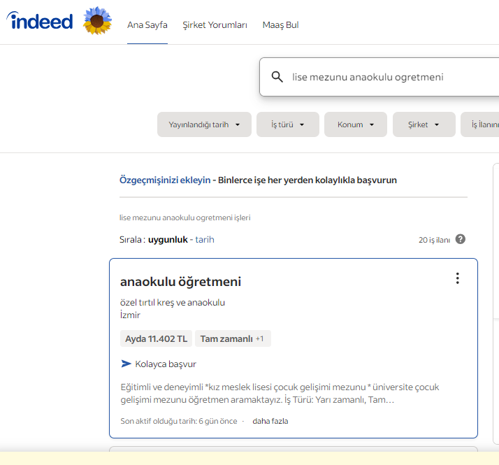 Lise mezunları anaokulu öğretmeni olabilir mi